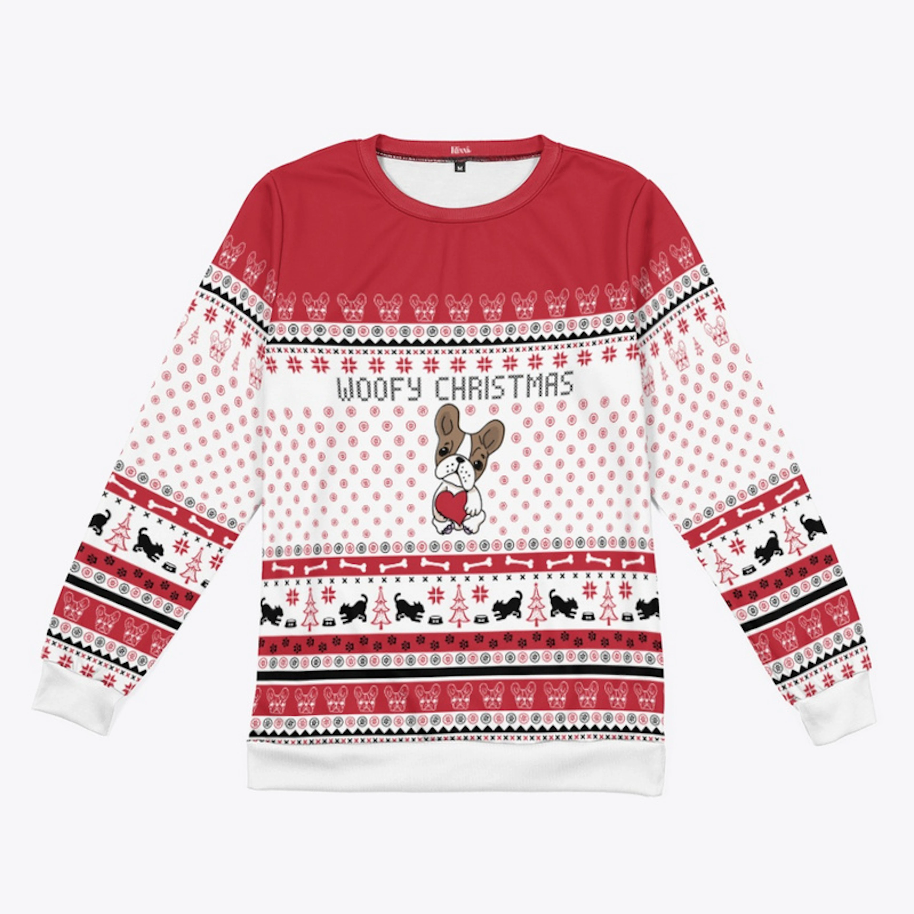 Ugly Christmas Sweater for Dog Lovers