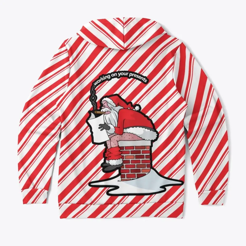 Bad Santa Ugly Christmas Candy Cane