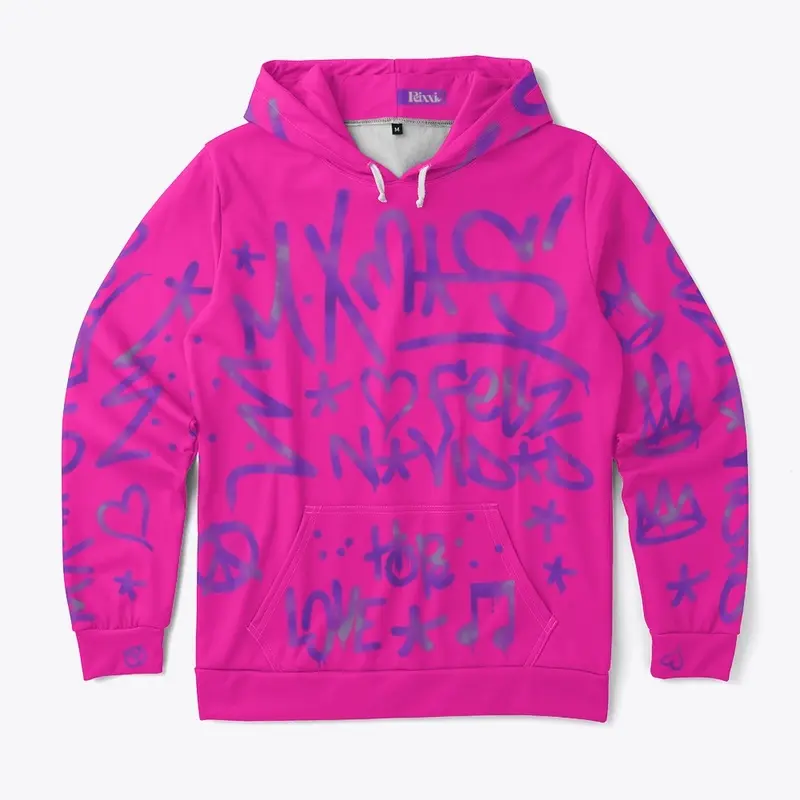 Christmas Graffiti Young Vibe - Hot Pink